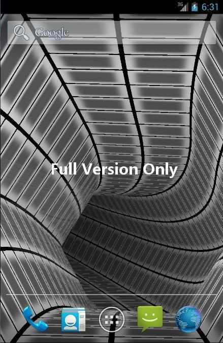 HyperTube Free: 3D Tunnel LWP 3 تصوير الشاشة