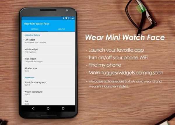 Wear Mini Watch Face 1 تصوير الشاشة