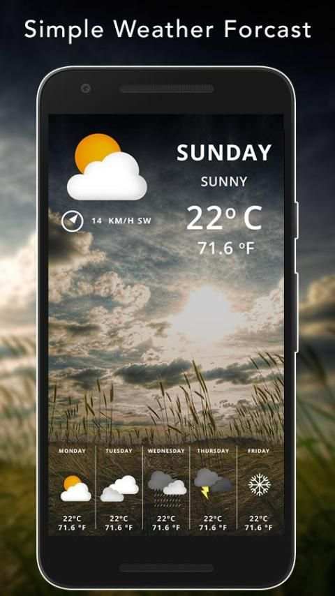 Amber Weather Widget screenshot 5