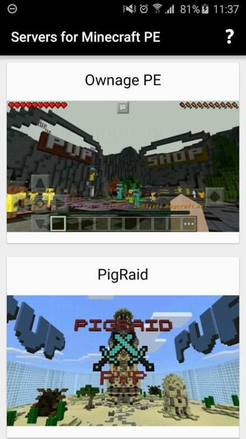 Servers for Minecraft PE screenshot 4
