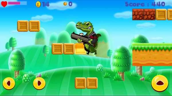 Angry Croco Jungle Adventure скриншот 3