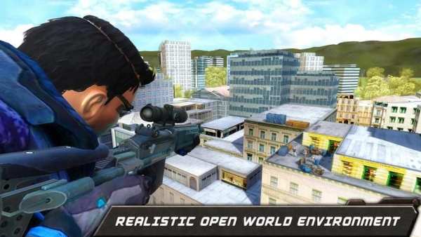 Hoverboard Sniper Shooter Team screenshot 7