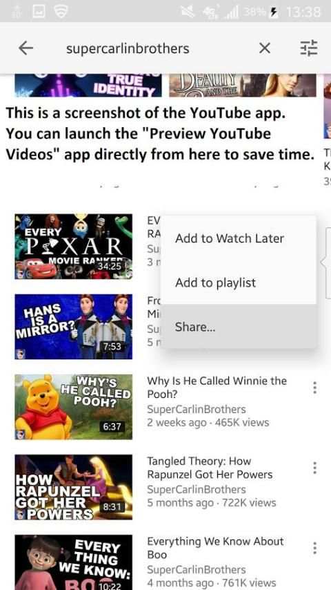 Preview YouTube Video скриншот 2