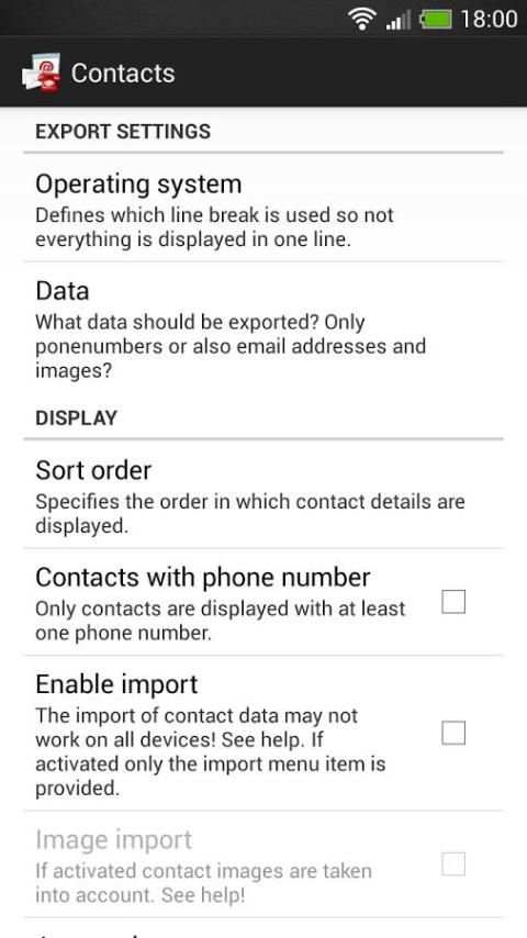 Contacts स्क्रीनशॉट 2