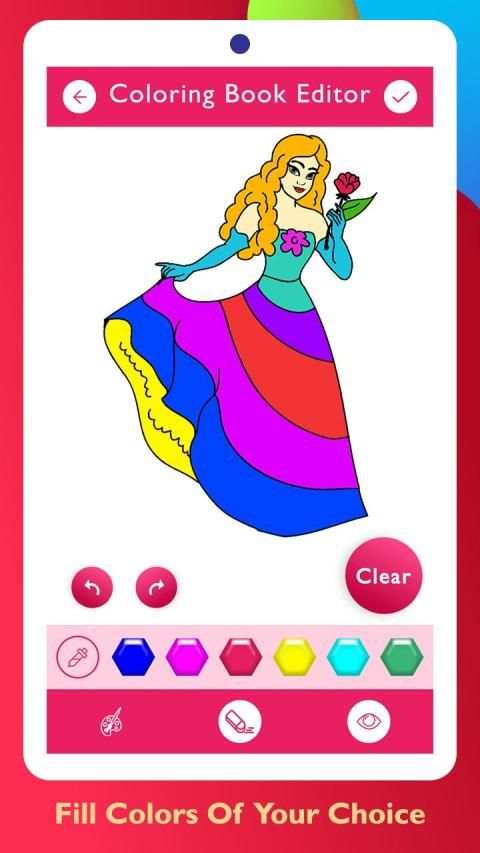 Princess Painting Games स्क्रीनशॉट 4