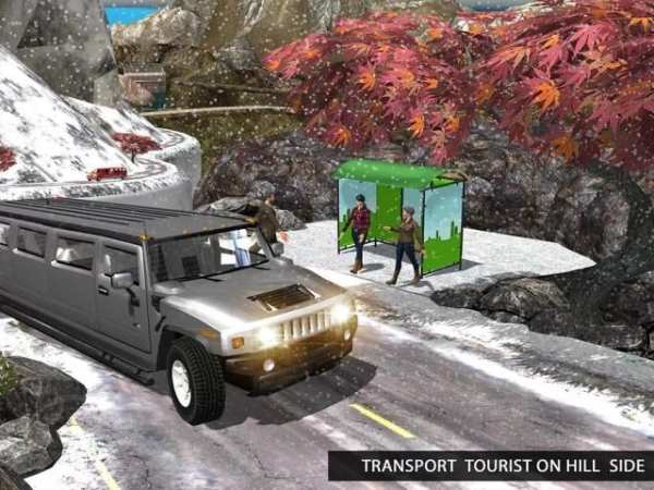 Offroad Uphill Limo Driving 3D स्क्रीनशॉट 10