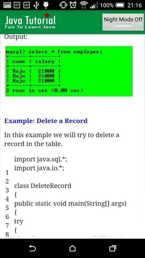 Learn Java : Java Tutorial screenshot 4