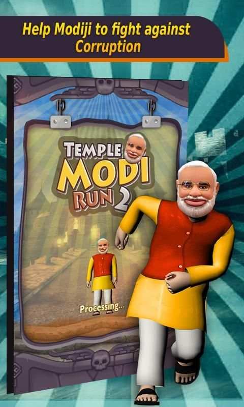 Temple Modi Run 2 स्क्रीनशॉट 3