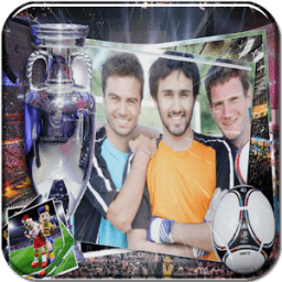 ضع صورتك فى اطار كرة القدم आइकन