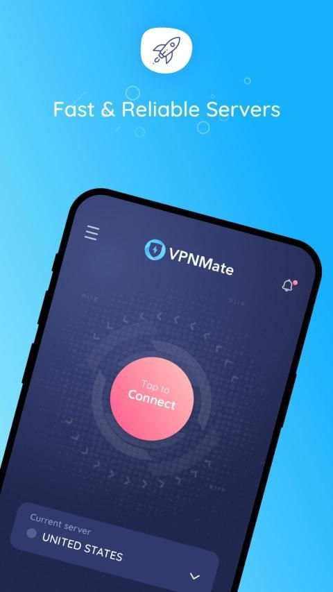 VPNMate - Free VPN & Proxy for Android स्क्रीनशॉट 1