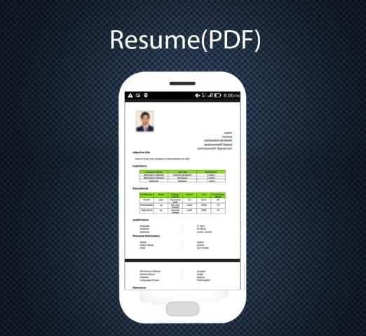 Professional Resume Maker скриншот 2