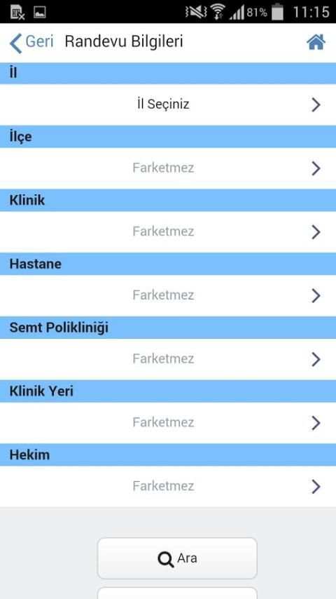 MHRS Mobil screenshot 5