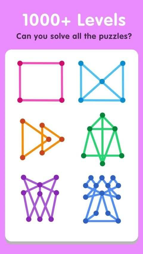 One Drawing Puzzle - Draw one touch line games स्क्रीनशॉट 4