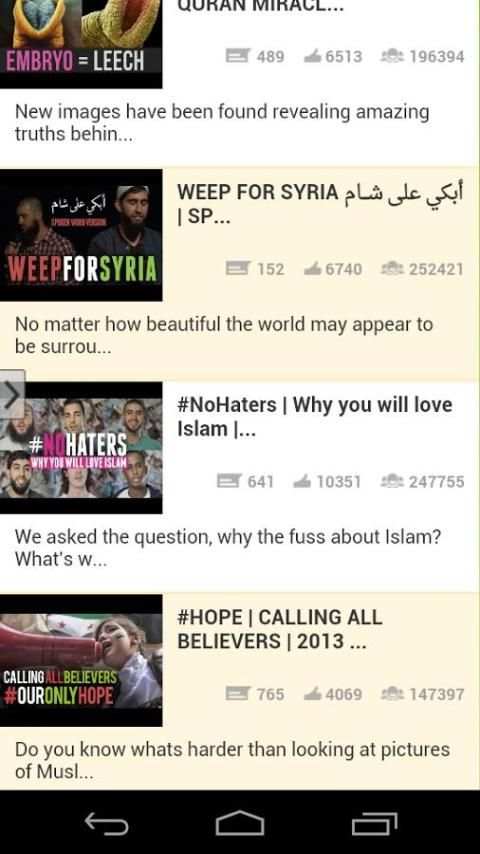 Talk Islam Youtube Videos screenshot 1