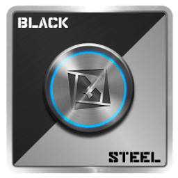 Black-Steel TSF Shell Theme आइकन