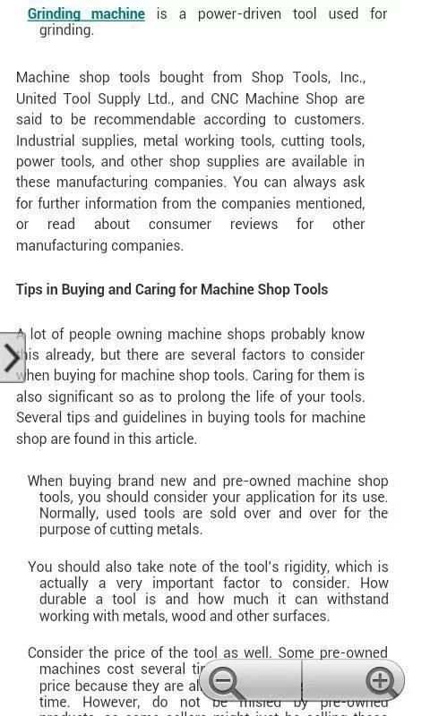 Machine Shop Tools स्क्रीनशॉट 2