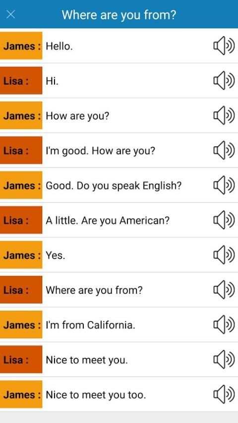 Listen English Conversation स्क्रीनशॉट 3