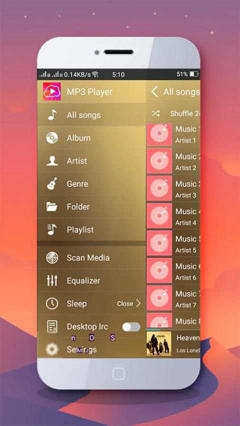 Vid Music Player स्क्रीनशॉट 3