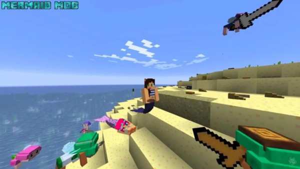Mermaid Mod for Minecraft PE screenshot 2