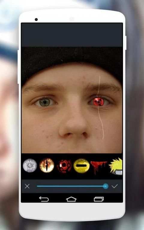 Kakashi-Sharingan Eyes Maker screenshot 2
