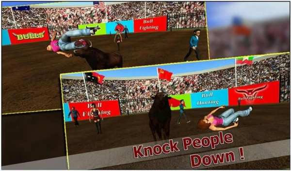 Serangan banteng marah 3d sim screenshot 5