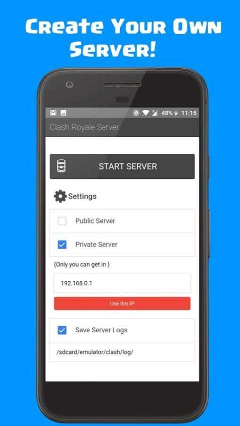 PrivateServer For Clash Royale скриншот 1