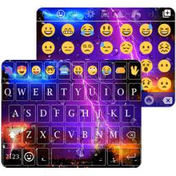 Lighting Storm Emoji Keyboard