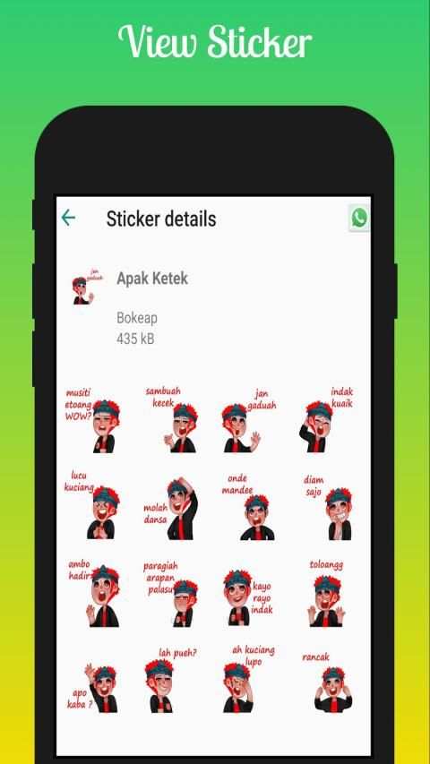 WA Stiker Padang screenshot 1
