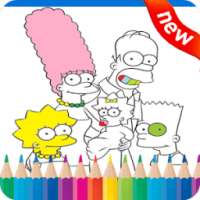 Drawing Coloring Game Simpsons on 9Apps