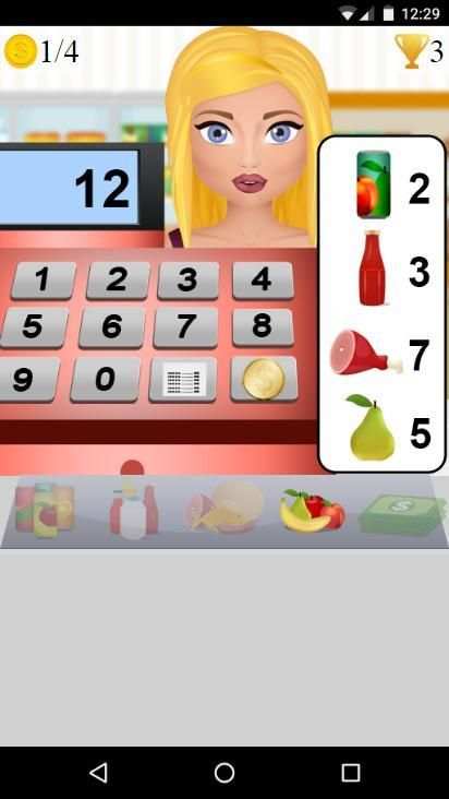 cash register calculator game screenshot 5