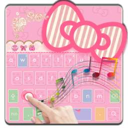 Pink Kitty Music Keyboard