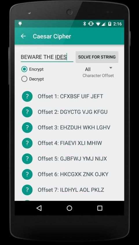 Cipher Solver скриншот 6