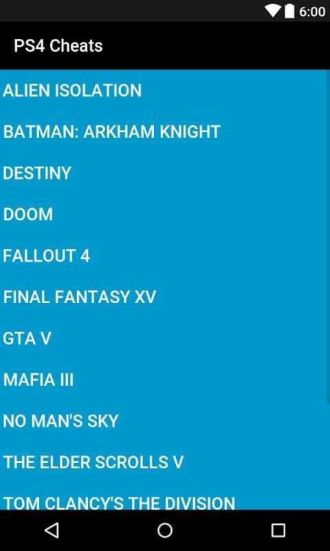 Cheat Codes screenshot 4