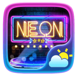 Neon GO Weather Widget Theme иконка
