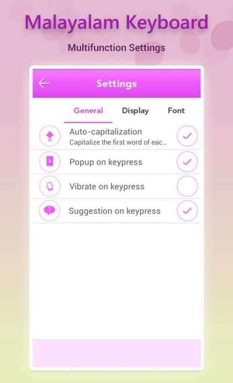 Malayalam Keyboard скриншот 3