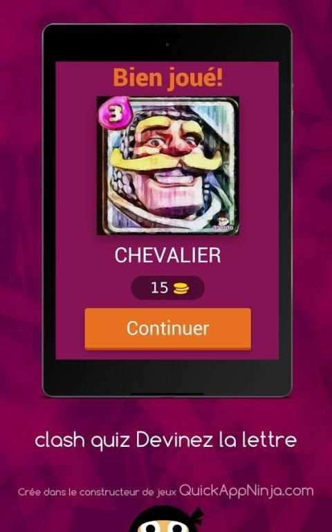 Deviner la lettre Clash Quiz скриншот 3