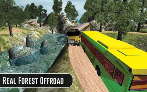 OffRoad Bus Drive Sim 3D 2017 screenshot 4