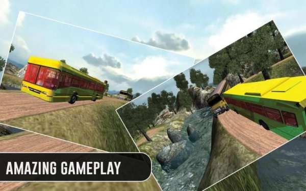 OffRoad Bus Drive Sim 3D 2017 screenshot 1