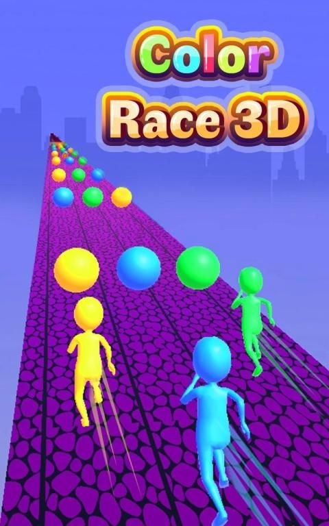 Color Race 3D :freerun fun game स्क्रीनशॉट 5