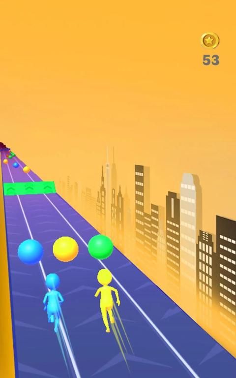 Color Race 3D :freerun fun game स्क्रीनशॉट 2