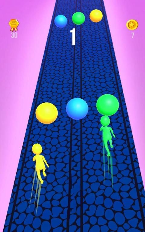 Color Race 3D :freerun fun game स्क्रीनशॉट 1