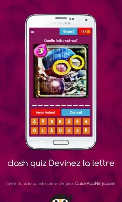 Deviner la lettre Clash Quiz скриншот 6