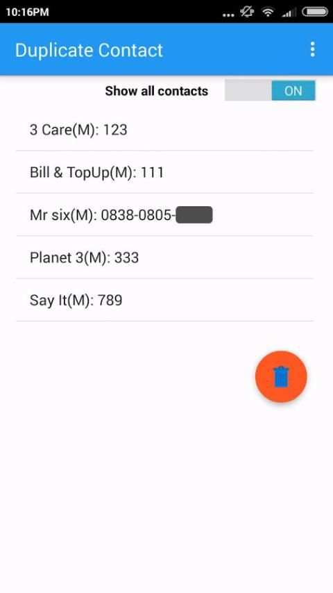 Duplicate Contact скриншот 1