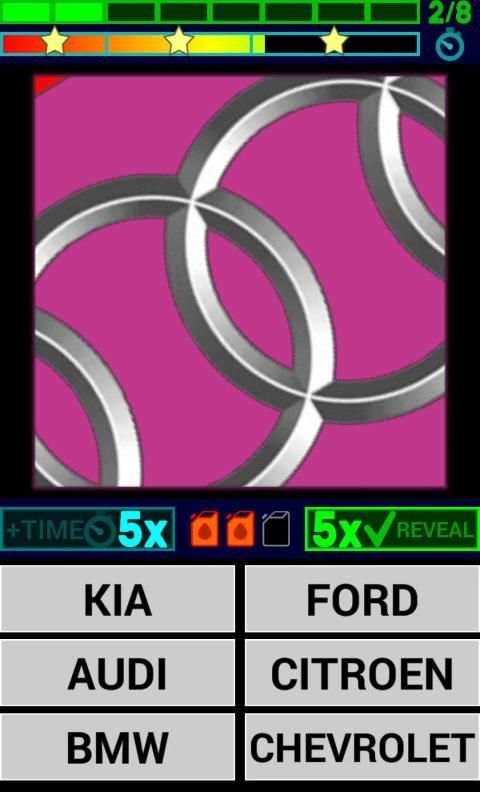 Cars Logos Quiz HD screenshot 1