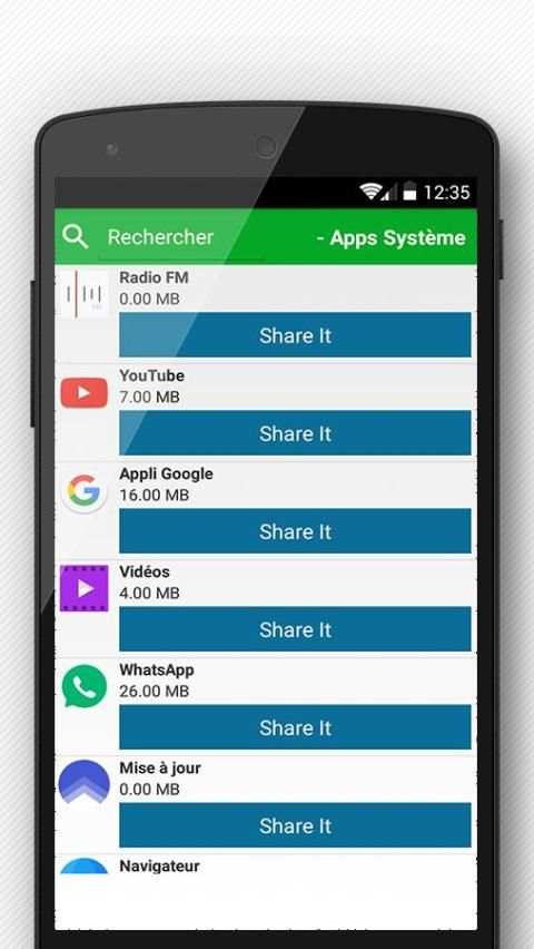 شريط - ارسال التطبيقات بلوتوث screenshot 4