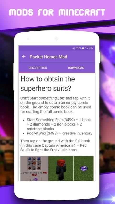 Mods for Minecraft PE screenshot 2