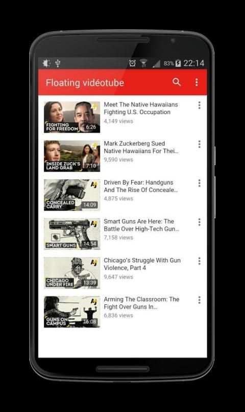 Floating Video Tube Player स्क्रीनशॉट 5