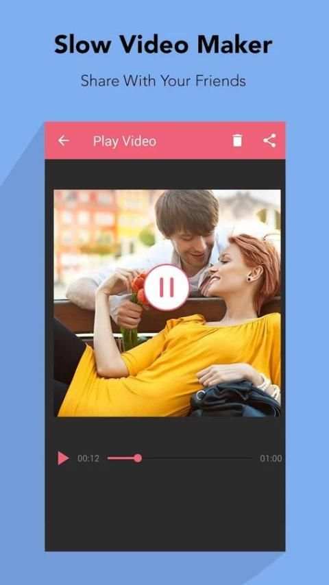 Slow Video Maker скриншот 1