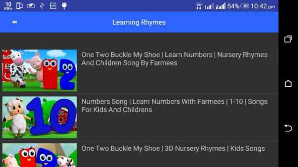 Nursery Rhymes Videos скриншот 3