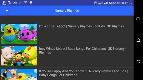 Nursery Rhymes Videos скриншот 4